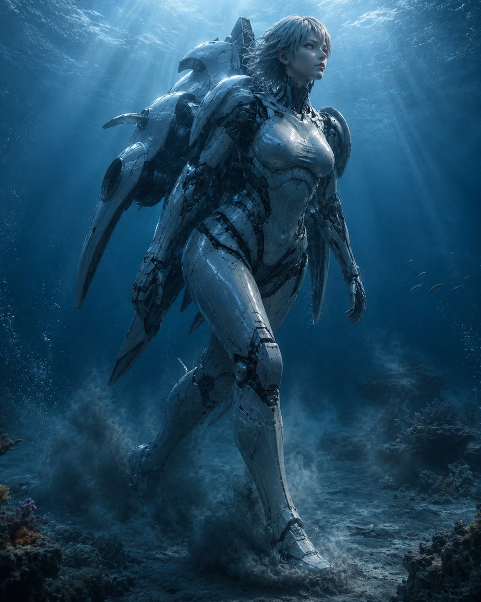 Giant Robot Deep Sea Exploration