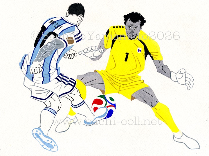 sachico1201's tweet photo. 7月4日、アルゼンチン対カーボベルデ。メッシのシュートをブロックするヴォジーニャ
#worldcup2026  #Argentina  #Caboverde https://t.co/V1aeMfBVL7