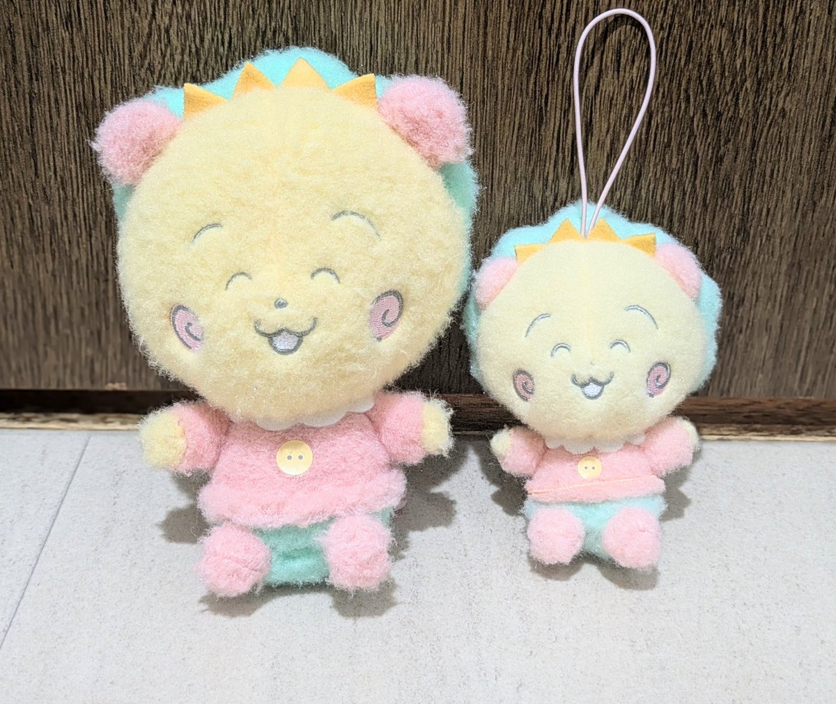 コジコジのパステルカラーぬいぐるみ꒰(๑´•.̫ •`๑)꒱ ふわふわしていて