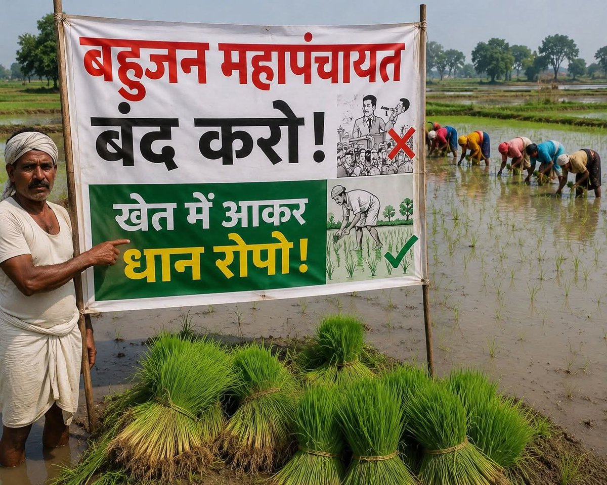 ugranath's tweet photo. अभी धान रोपाई का समय है, अभी खेतों में चूहा नहीं दिखेगा लेकिन जब धान पकने का समय होगा तभी खेतों में चूहा बिल बनाएगा, धान का नुकसान करेगा... और फिर चूहाखोर...

@jitanrmanjhi कुछ कहना है क्या...? https://t.co/wW0U5e8oYI