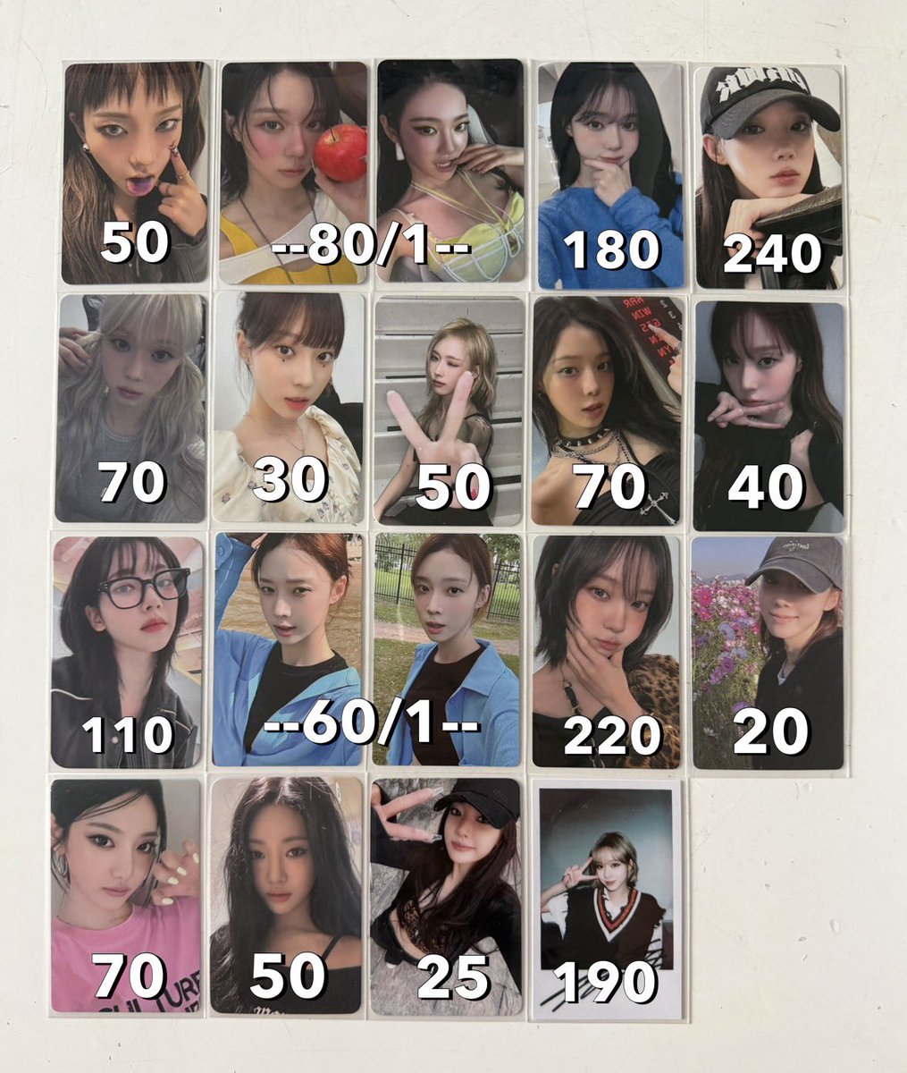 eykodenko's tweet photo. wts lfb aab aespa ina

• can each
• not for sensitive buyers

🏠 jakarta
🚘 co oren &amp; exc adm 9.5%

t. wts aespa karina giselle winter ningning 에스파 포카 https://t.co/z3hlbr4xvR