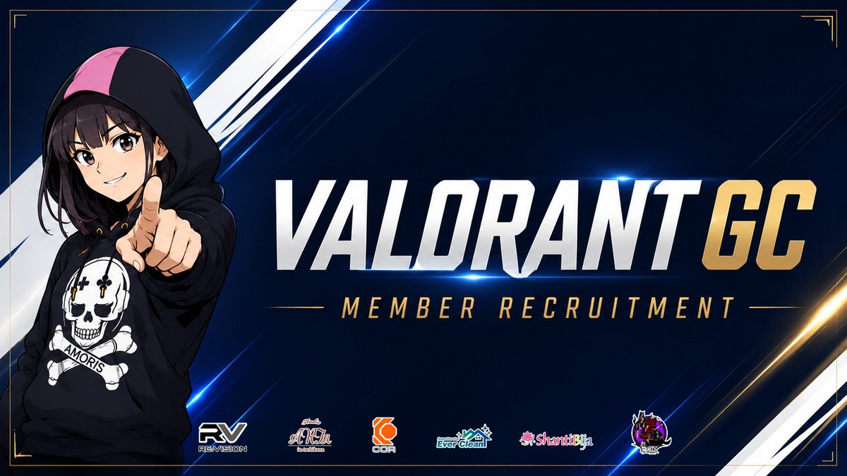 Clan_AMORIS's tweet photo. AMORIS🏴‍☠️ #VALORANT #GC　
━━━━━━━━━━━━━━━
GC MEMBER RECRUITMENT
━━━━━━━━━━━━━━━
AMORIS GCでは、競技シーンで本気で上を目指すメンバーを募集しています🔥
🔶 最高イモータル以上、現状アセンダント
🔹 GCメンバー限定コンペティブサーバー完備
🔹 PREMIER コンテンダー出場
🔹 将来的に国内外大会への挑戦も視野

「競技に挑戦したい」 
「本気で強くなりたい」
「仲間と高みを目指したい」
そんな方のご応募をお待ちしています✨

▲応募は固定ポストから▲
共に成長し、次のステージへ。
#VALORANTGC #GameChangers #女性eスポーツ #eスポーツ #AMORIS #立川から世界へ🌏