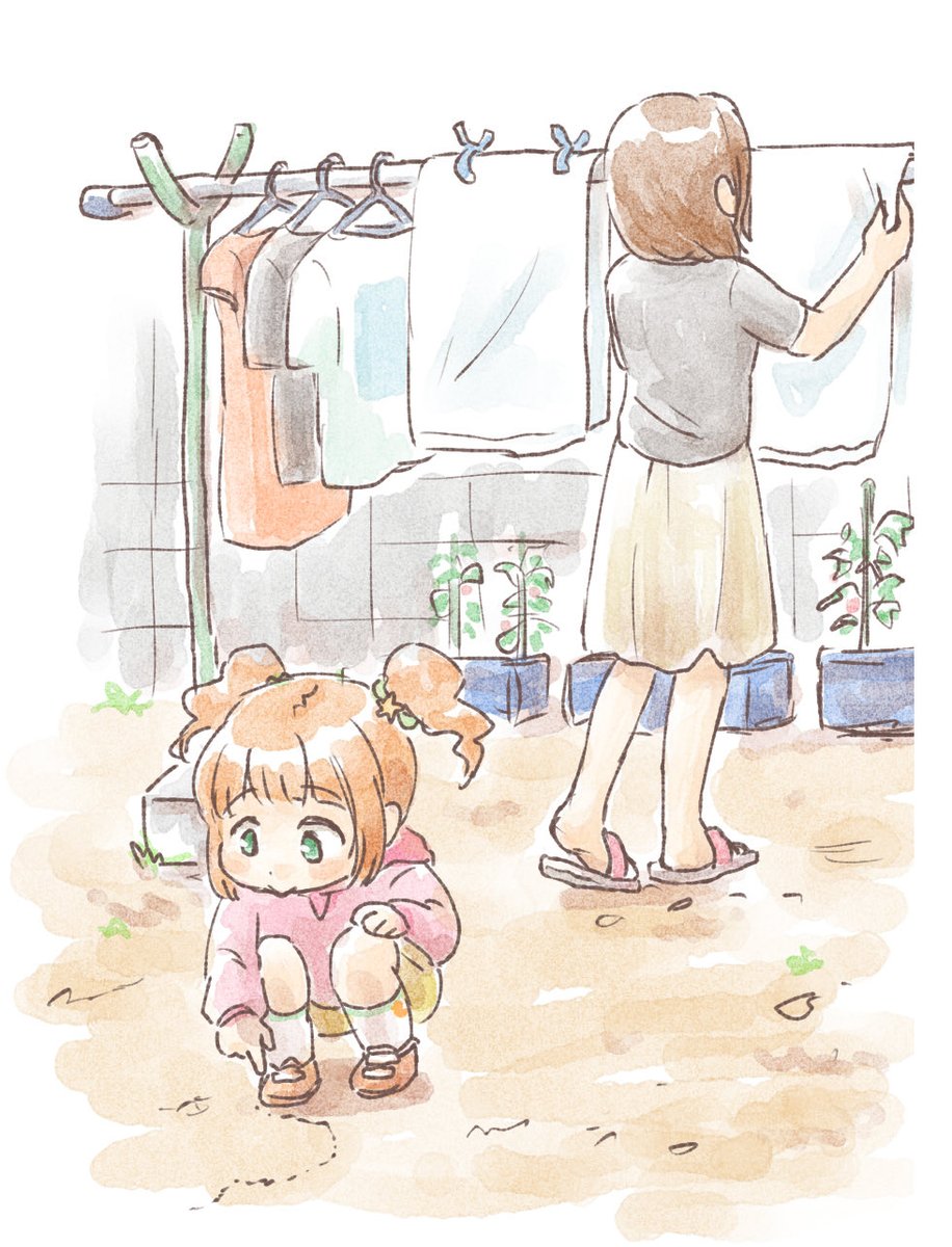 高槻やよい 「背景絵と言えるの探したけど状況説明の背景だなって思ったので普通にあげまふ」|コメーメのイラスト