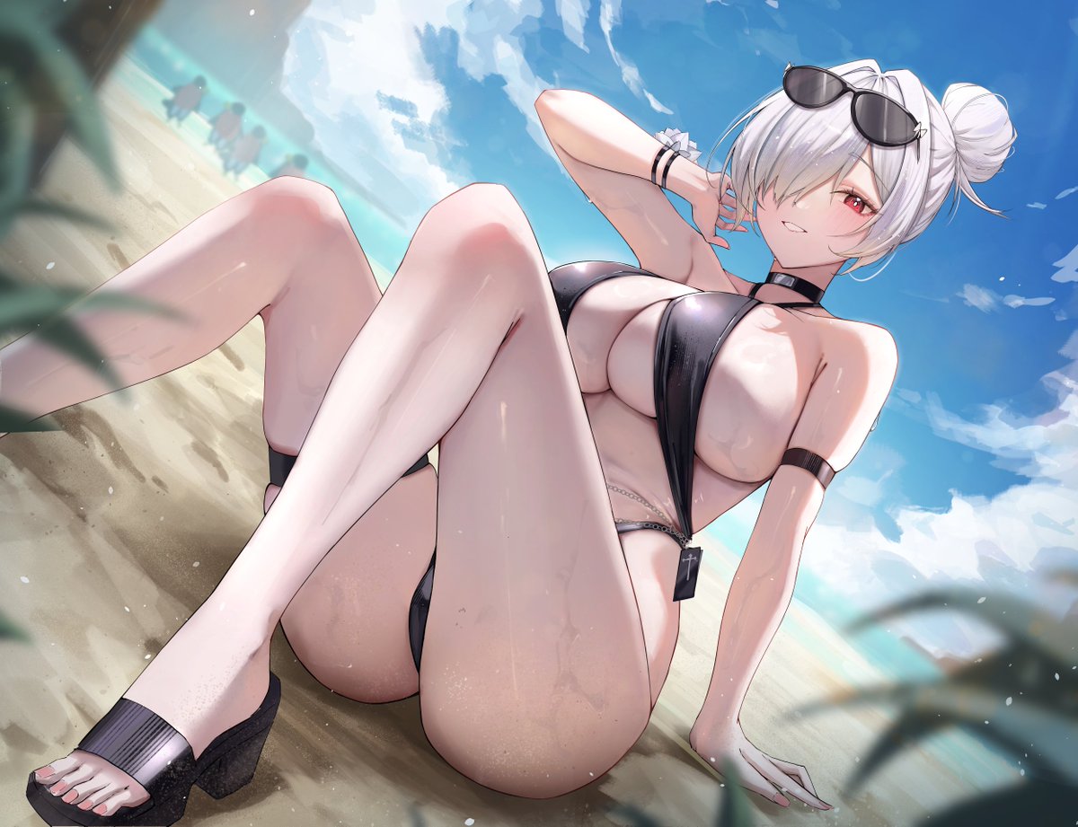 RDee_nz's tweet photo. Cinderella 🏖️
#NIKKE #NIKKEfanart #ニケ https://t.co/A7cSLpM0P6