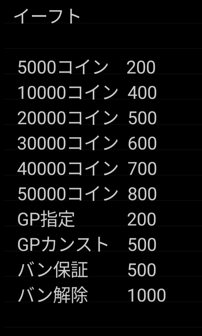 Mintianyan's tweet photo. イーフト代行してます！

値段は表の通りです！
値下げは話し合い
DMください
 #イーフト
 #イーフト代行
 #代行 https://t.co/LgUSHFK7Hj