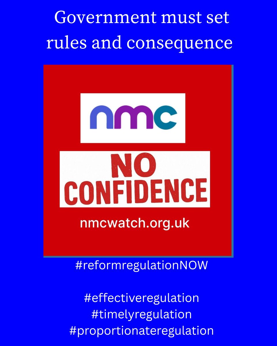 _nmcwatch's tweet photo. Looks like the regulators need some regulating themselves! Time for the government to sort out this fitness to practice fiasco. #getregulationright #reformNMC #regulatenotlitigate https://t.co/uA5RWHpURe