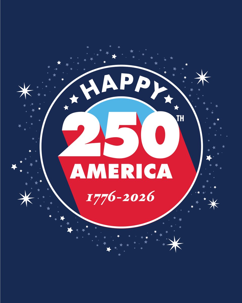 DollarTree's tweet photo. Stars. Stripes. 250 years. 🇺🇸✨​
Today we celebrate a milestone that generations have helped shape. From coast to coast, we're honoring the history, resilience, and spirit that continue to bring us together.​ Happy 250th Birthday, America. https://t.co/eGBtfLwSTY