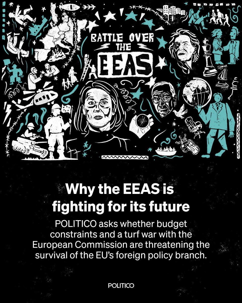 POLITICOEurope's tweet photo. The EU’s diplomatic service, led by Kaja Kallas, has been losing a protracted turf war with the European Commission under Ursula von der Leyen. 

We take you inside that battle   

🔗 https://t.co/2FrUFFKYEb https://t.co/0L5jNORdbN