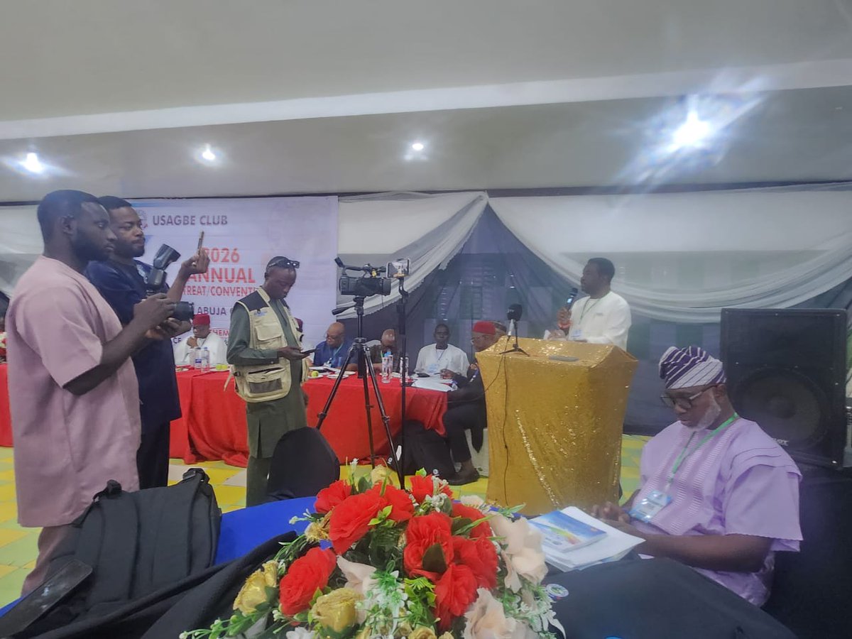 usagbecn's tweet photo. At the Lecture he concluded - way forward lies in purposeful, accountable collaboration: between tiers of government, between public agencies and private partners, between formal institutions and civil society, and between Nigeria and its international partners @inobemhe https://t.co/v4cCA5tT1G