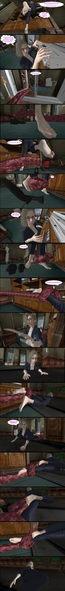 YJNComics's tweet photo. Barefoot Grace Ashcroft in trouble. https://t.co/0C4uFMK98e