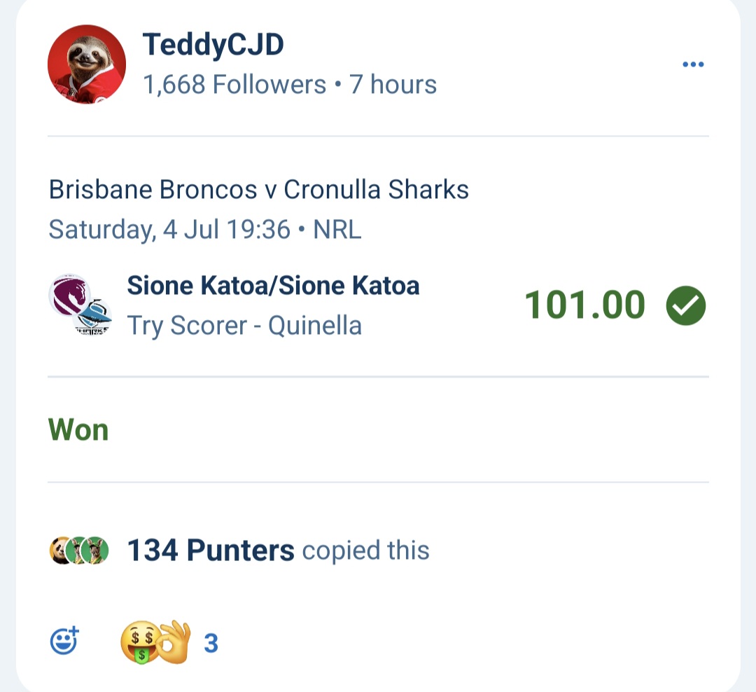 TeddyCJD's tweet photo. CASH IT 💰🤑. All is forgiven, Billy. You knew what you were doing. 👑 https://t.co/syLxkvaHTC