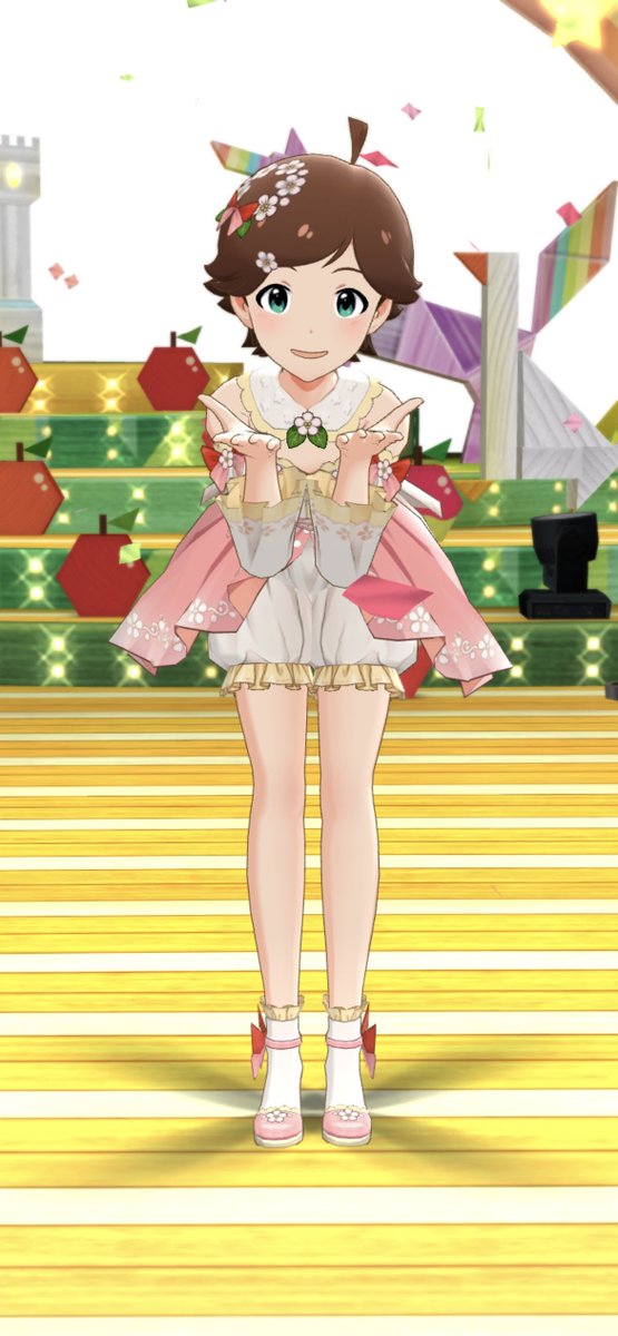 ntcrum's tweet photo. 誕生日おめでとう、ひなた🍎💕
今年もひなたを祝えて良かった！

#ミリシタスクショ夜の1枚 https://t.co/UzSeYnJOZG