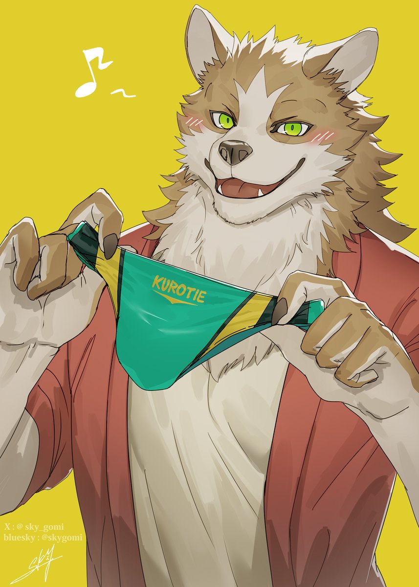 sky_gomi's tweet photo. 🐶「チョコのお返しにこれあげる！」 https://t.co/8i59jccdw5