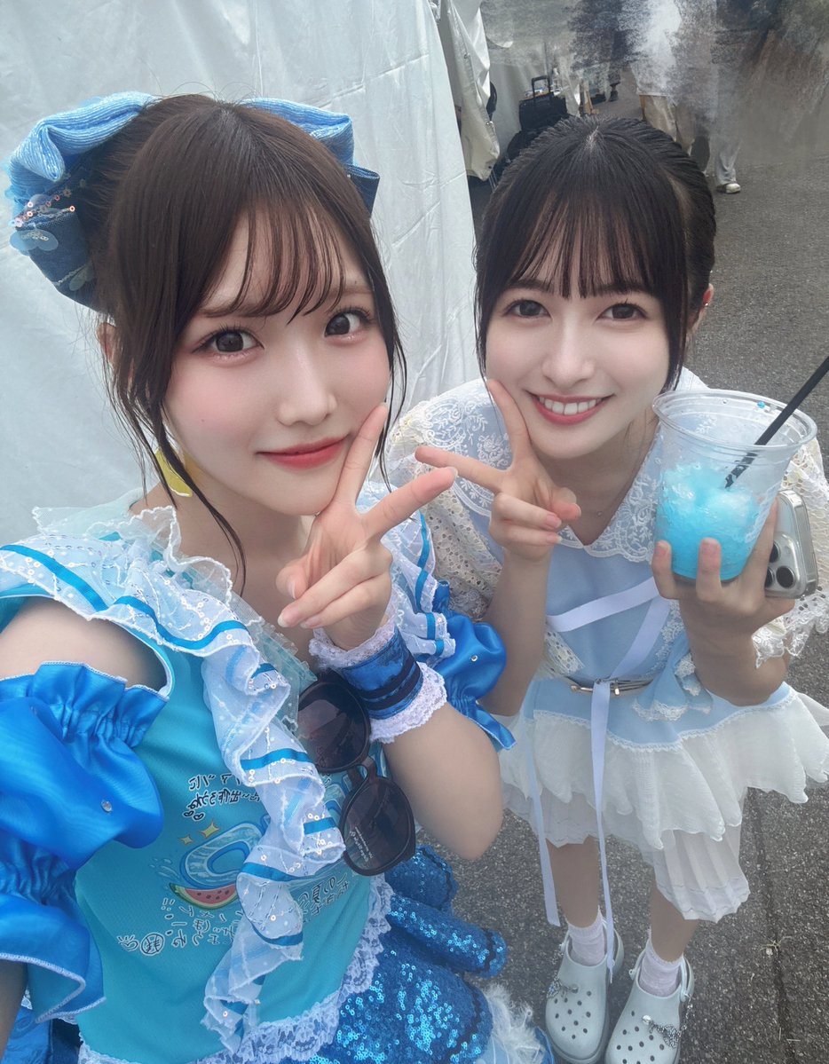 HzMeのなぎさちゃんと📸✨🩵 やっと衣装で撮れた〜🥰🫶 ありがとうー