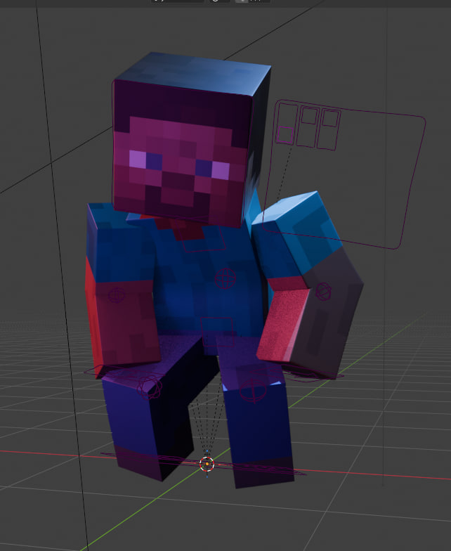 Dafoxy_ShitPost's tweet photo. This is a very simple rig, I made it while listening to a very long and boring Zoom conference.

I added a few simple controllers, one that switches the bend from smooth to angular. https://t.co/8OwmEuXKEc