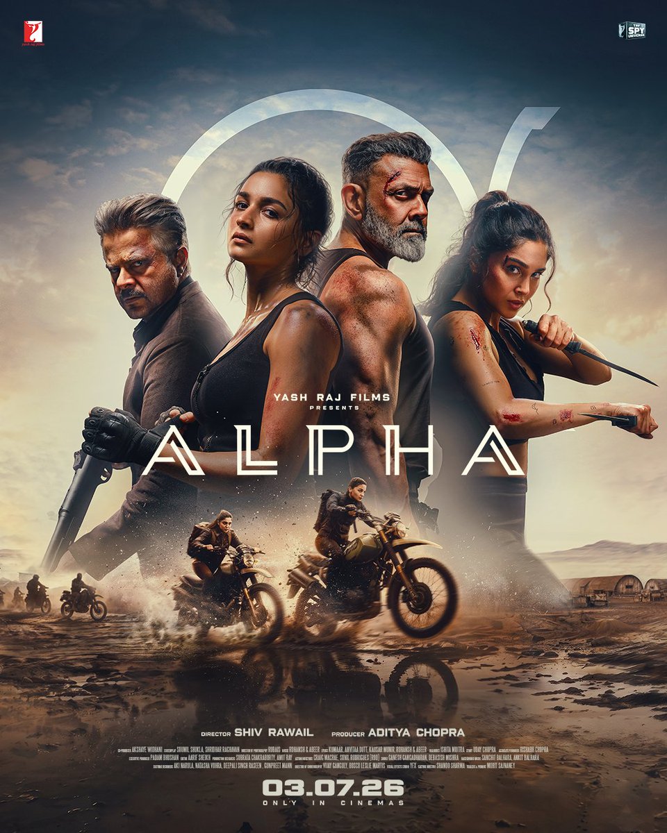 randomzcutx's tweet photo. #Alpha Review - ⭐️⭐️⭐️.5/5 (One Time Watch)

-A Good Spy Action Entertainer!.
-Simple Story With A Solid Screenplay👏🏻.
-Action Sequences &amp; Songs Are Impressive But Story Is Average.
- @aliaa08 &amp; #Sharvari Deliver Standout Performances🫶🏻🔥.
-@AnilKapoor, @thedeol Are Excellent♥️. https://t.co/ZhM575jvh0