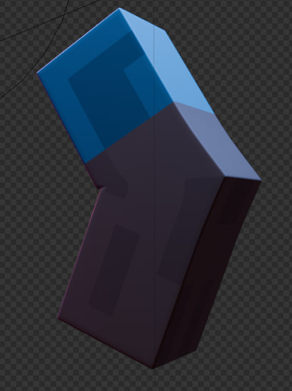 Dafoxy_ShitPost's tweet photo. This is a very simple rig, I made it while listening to a very long and boring Zoom conference.

I added a few simple controllers, one that switches the bend from smooth to angular. https://t.co/8OwmEuXKEc