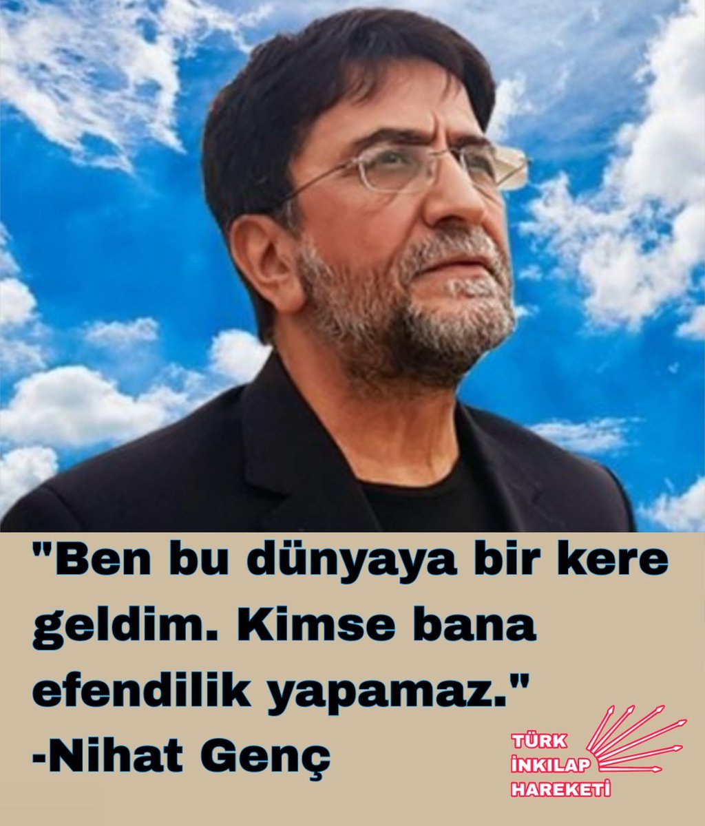 FikirveInkilap's tweet photo. Nihat Genç'i Rahmet Ve Minnetle Anıyorum Mekanın Uçmağ Olsun https://t.co/CQKAfB5Pgb