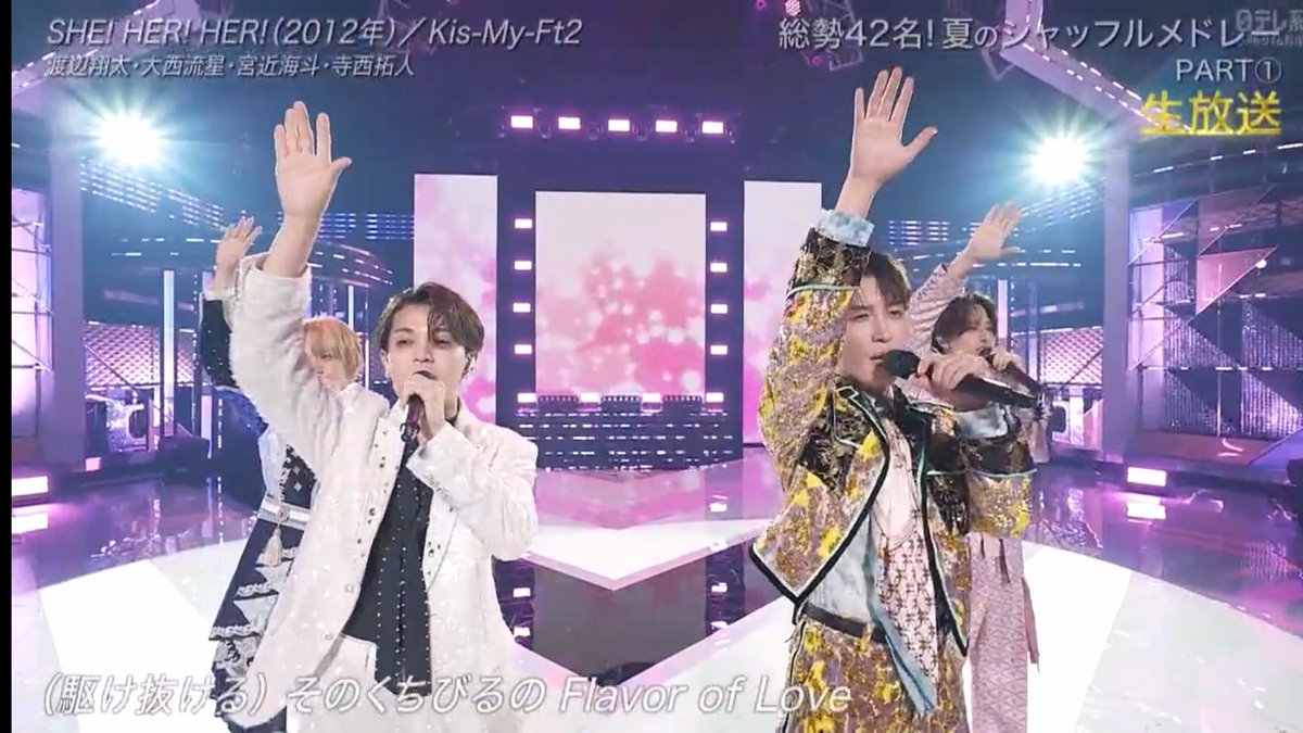 直属の先輩の曲だからちゃんとやってるなべwww でもなべの歌声が全然