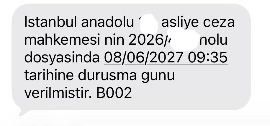 ismailari_'s tweet photo. Bana ve aileme etmediği hakaret, iftira, tehdit kalmayan biri hakkında İKİ YIL ÖNCE suç duyurusunda bulunduk. Tam BİR YIL sonraya duruşma günü vermişler❗️

Bu nasıl bir saçmalıktır? Tutuklamaya gelince ışık hızında olan yargı bu yargılamayı neden aynı hızda yapmıyor! https://t.co/RFIUt3ry3N