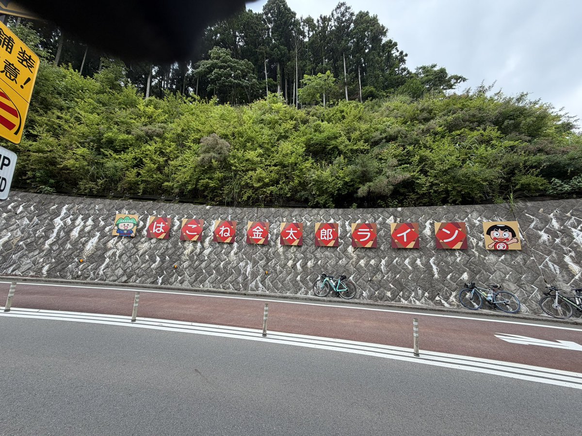 mkomi's tweet photo. BRM704東京200金太郎
10%が続く金太郎ライン初めて登り（休み休み）ました。斧の距離標です。
登った先の金時見晴らしパーキングではグロス14km！
帰りはど平坦で何とか回復し無事ゴール。
ありがとうございました〜。 https://t.co/4l3uqZJlPw