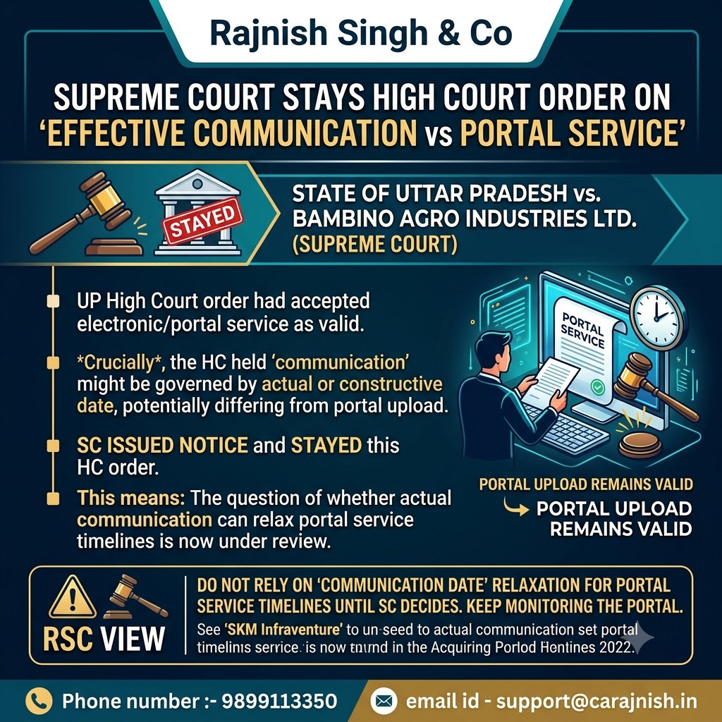 theRajnishkumar's tweet photo. (Supreme Court) Notice issued and stay granted on the key issue of ‘effective communication vs portal service’, raising important questions on validity of digital tax notices.

#SupremeCourt #TaxUpdate #IncomeTax #GST #TaxLaw #Compliance #IndiaTax #LegalUpdate #RSC #RSCUpdate https://t.co/7yCigIsvvB