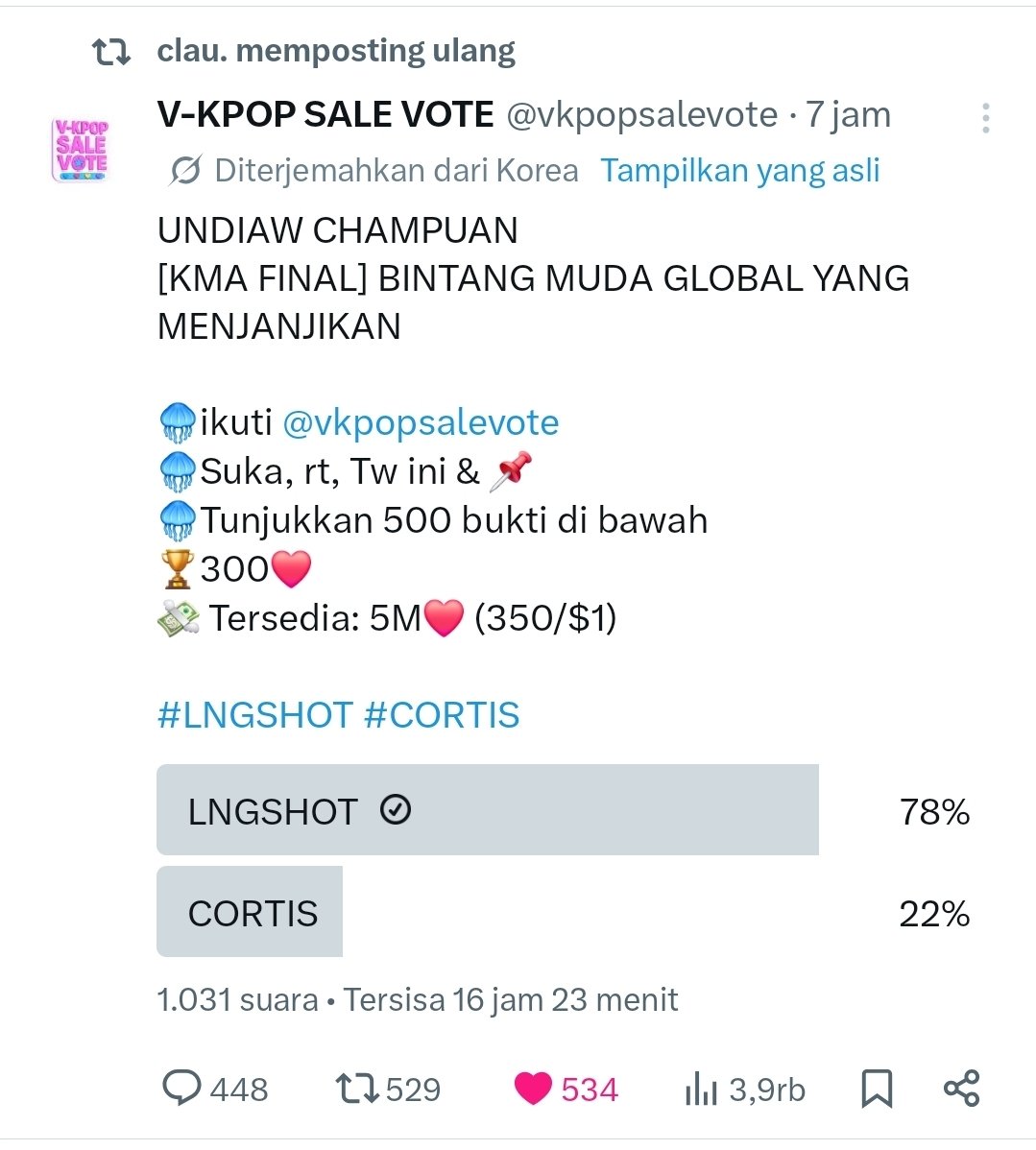 kyeomiespace's tweet photo. @vkpopsalevote #LNGSHOT https://t.co/QKfSGccjeB