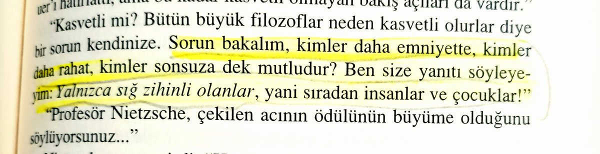 halpus__'s tweet photo. "Sorun bakalım, kimler daha emniyette, kimler daha rahat, kimler sonsuza dek mutludur? Ben size yanıtı söyleyeyim: Yalnızca sığ zihinli olanlar, yani sıradan insanlar ve çocuklar!" 📚 https://t.co/qRWQwLc2a2