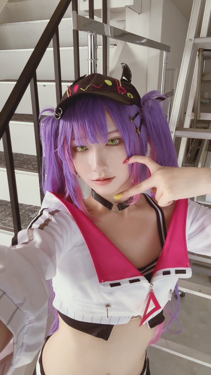 Nekoto_'s tweet photo. 👾様で参加させていただきました！
どこを見ても可愛い空間で幸せな一日でした💜
 #0704hololiveJP大集合 https://t.co/qDtGhsVnkM