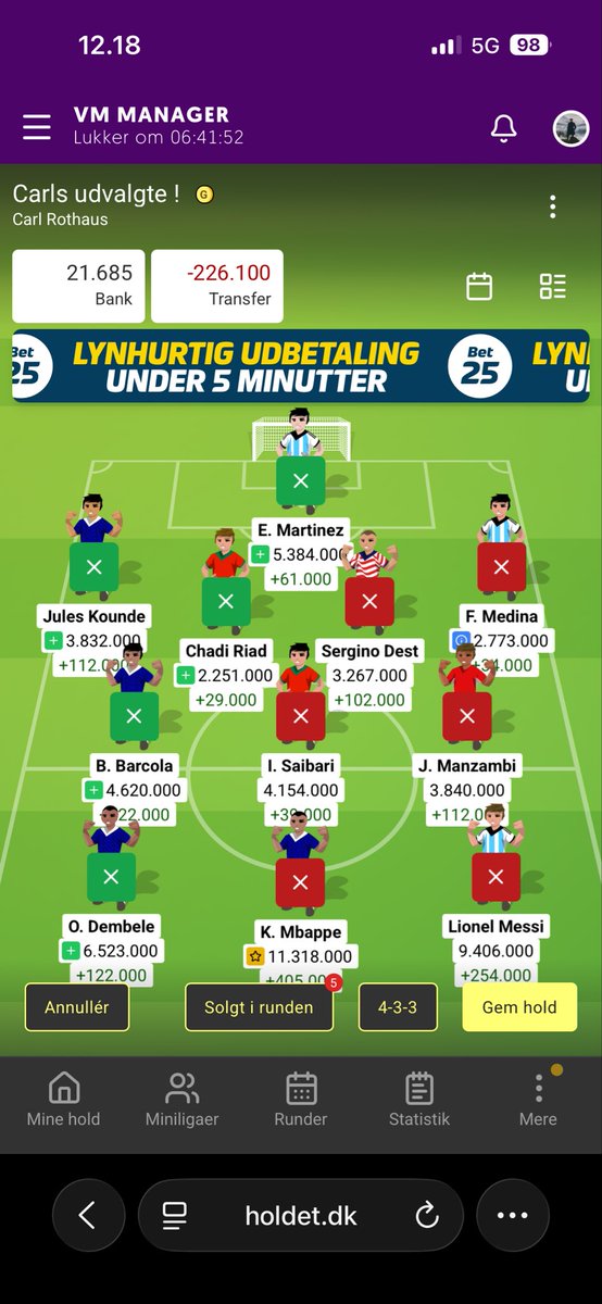 ViseCarl's tweet photo. @holdettips Tak for dejlig optakt igen.
Hvad synes du om mine overvejelser her. https://t.co/VUrlIwqP2R