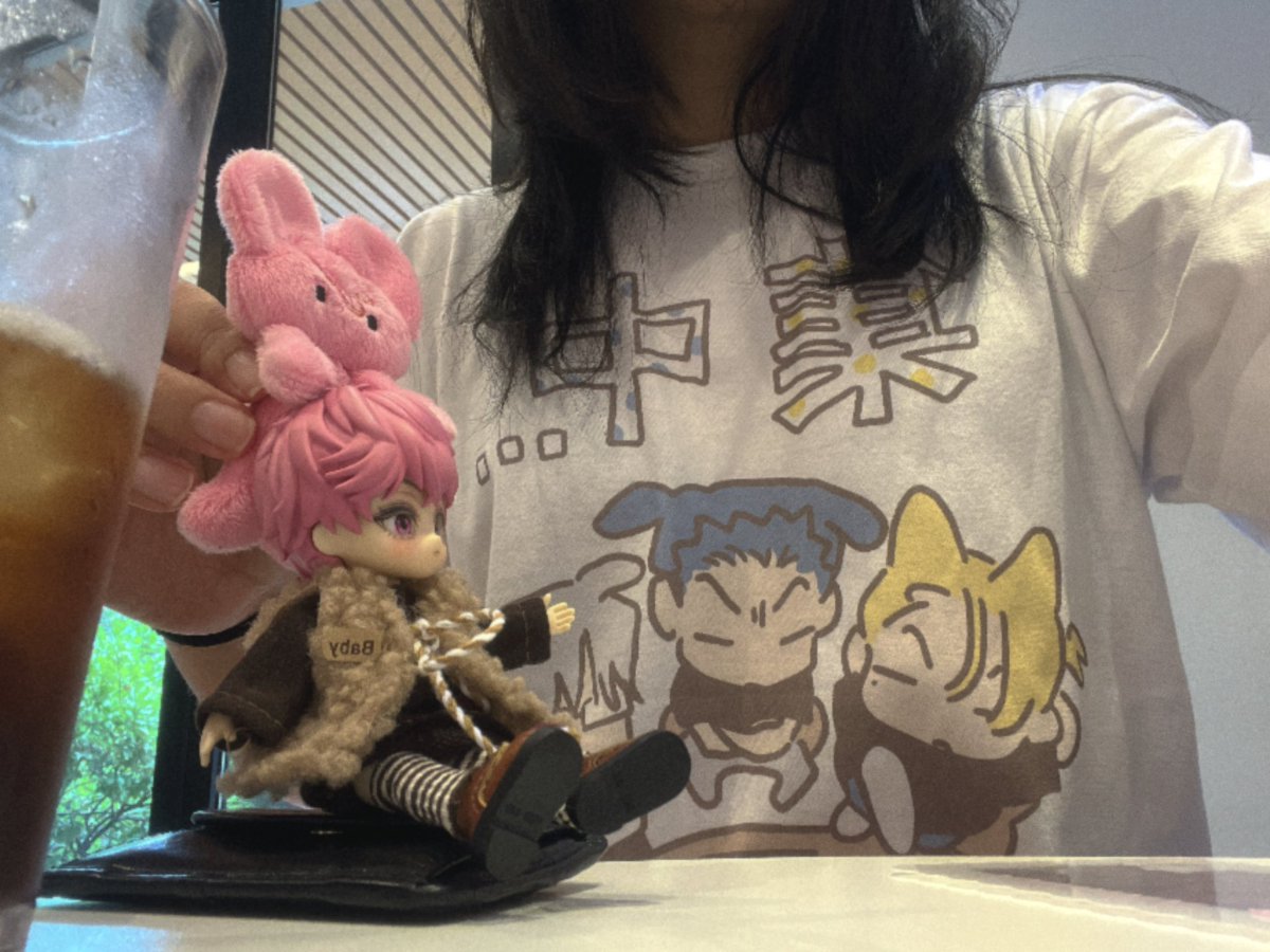Noahhanda's tweet photo. 이번 달은 밤비 생일 주간 ( ´͈ ꒫ `͈ )◞🎂🎉
7월은 집중 티셔츠 입고 밤비에게 집중🙂‍↕️ https://t.co/AXk7PjFtS2