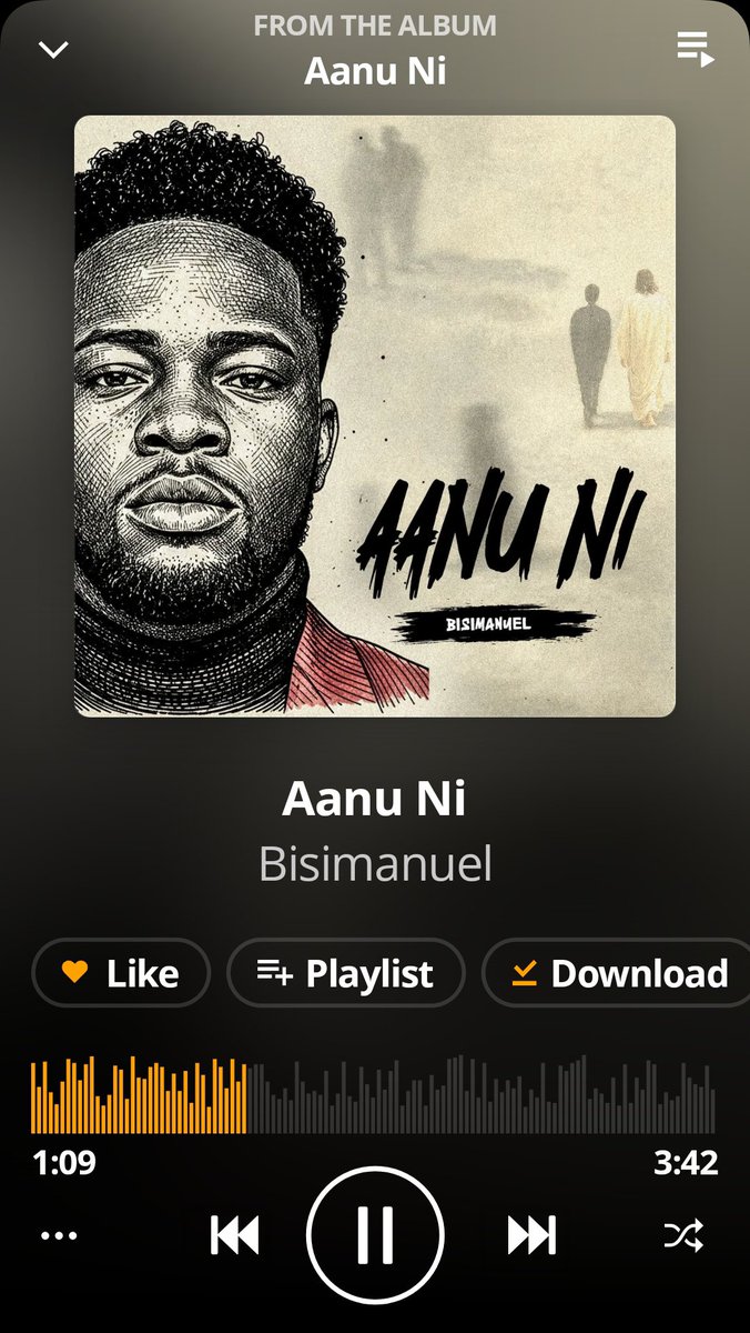 Nikishow911's tweet photo. The rate i have listened to this song ehn🔥. I don't know why I'm drown to it? Maybe because of what it represents and who it reminds me of. 

But oluwa, mo ni lo Aanu 🤲🏽🙏🏽 https://t.co/nh8gQLgDsn