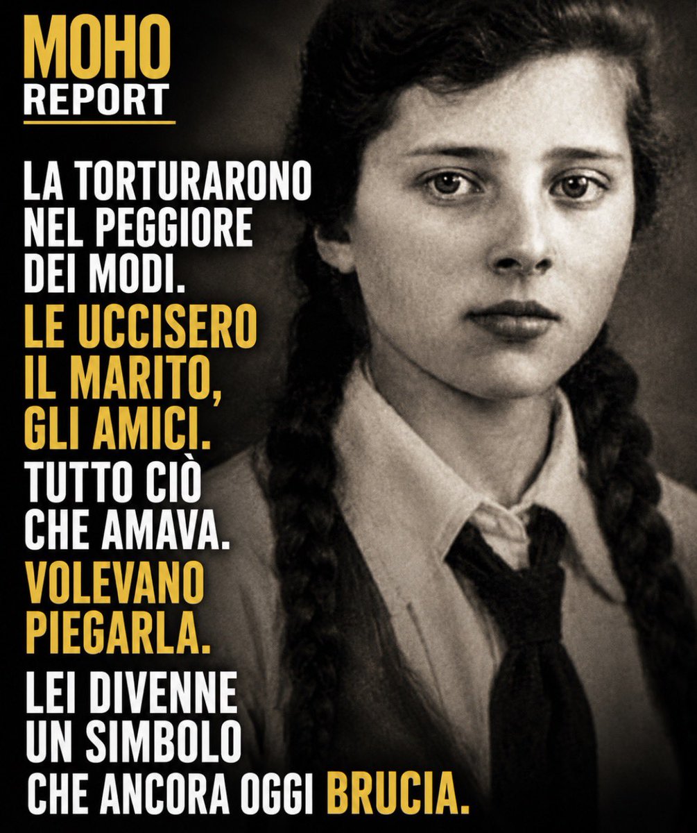 Frenkie_Woody's tweet photo. La chiamavano la «maestrina». Nessuno avrebbe immaginato che quella donna minuta, che correva per le strade di Torino con una bicicletta scassata, avrebbe fatto la storia dell’Italia.

Si chiamava Ada Gobetti. Era nata a Torino, in un’Italia semplice ma povera e piena di fatica. Fin da ragazza sviluppò presto un dono raro: la gentilezza. A 16 anni incontrò Piero Gobetti, e fu amore a prima vista. Furono anni ricchi quelli: non di cose ma di risate, non di onori ma di amori. Ma poi arrivò il fascismo. All’inizio sembrò ordine. Poi diventò CONTROLLO. Censura, divieti, paura.

Piero disse quello che tutti vedevano ma che pochi avevano il CORAGGIO di pronunciare. Lo picchiarono. Lo perseguitarono. Ada lo sostenne in tutto. E poi lo perse. Piero morì a soli 25 anni, logorato dalle violenze. E Ada rimase sola. Con un bambino piccolo. E un dolore capace di svuotare una vita. Un’altra si sarebbe arresa. Lei no. E fu in quel momento che scelse. Non di vendicarsi, ma di non arrendersi.

Trasformò il lutto in responsabilità. La perdita in speranza. La paura in lucidità. Entrò nella Resistenza. Attraversava le montagne con la sua bicicletta scassata, portava messaggi, sfidava posti di blocco e rastrellamenti. Ogni viaggio poteva essere l’ultimo. Ogni scelta poteva costarle tutto. Ma non si arrese. Perché aveva capito che la LIBERTÀ non arriva per caso. Qualcuno deve avere il coraggio di costruirla.

Finita la guerra, Ada diventò una delle prime pensatrici donne in Italia. Insegnò ai ragazzi. Fondò consultori per le donne, aiutò madri a rimettere insieme non solo le case, ma anche le coscienze. Restituì fiducia a un Paese che doveva imparare di nuovo a essere libero. Perché una dittatura può cadere in un giorno. Ma la libertà va coltivata ogni mattina. Quando morì nel 1968, tutta la città le rese onore. Perché Ada Gobetti ci ha mostrato che non conta soltanto resistere al male. Ma educare al BENE. 

E oggi la ricordiamo perché mentre tutto crollava, lei scelse di restare in piedi.