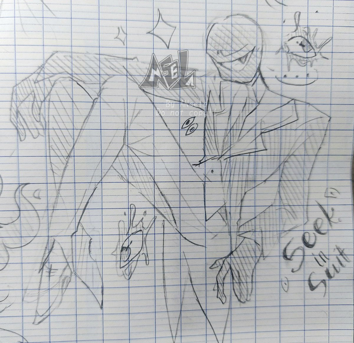 WitanyC132's tweet photo. My fav entity🥰
Seek in Suit is so cool!!!🫠
#robloxdoors #doorsfanart #doorsseek https://t.co/j8MljrKaMY