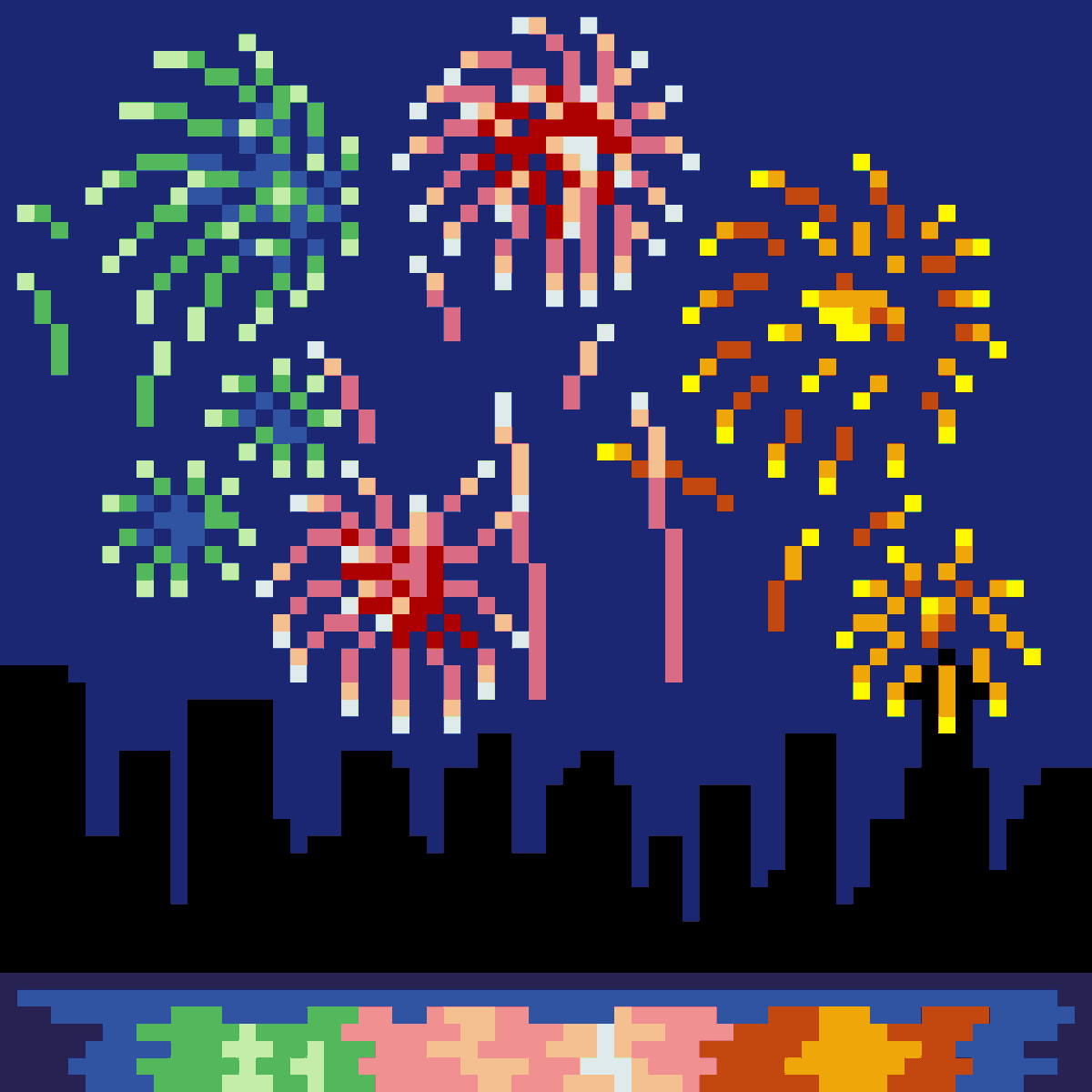 pixil_art's tweet photo. Happy 4th of July! Fireworks by thebeekeep

#pixilart #pixelart #july4th #independenceday #8BitArt https://t.co/748vvytZBR
