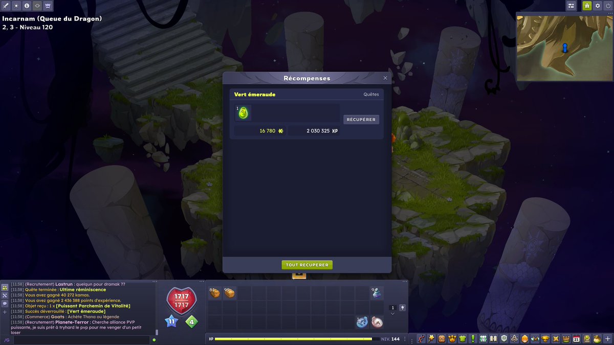 Fredey45's tweet photo. J'ai repris Dofus récemment et ça commence sur le premier dofus primordial ! https://t.co/2LJ7taqSxE