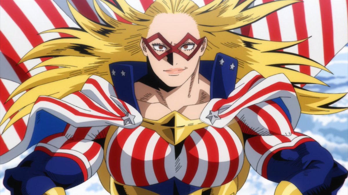 MalteserRefs's tweet photo. Screenshots of Cathleen Bate / Star and Stripe from My Hero Academia.
Album https://t.co/a8vizGD4iT https://t.co/ueHdbEdqPt