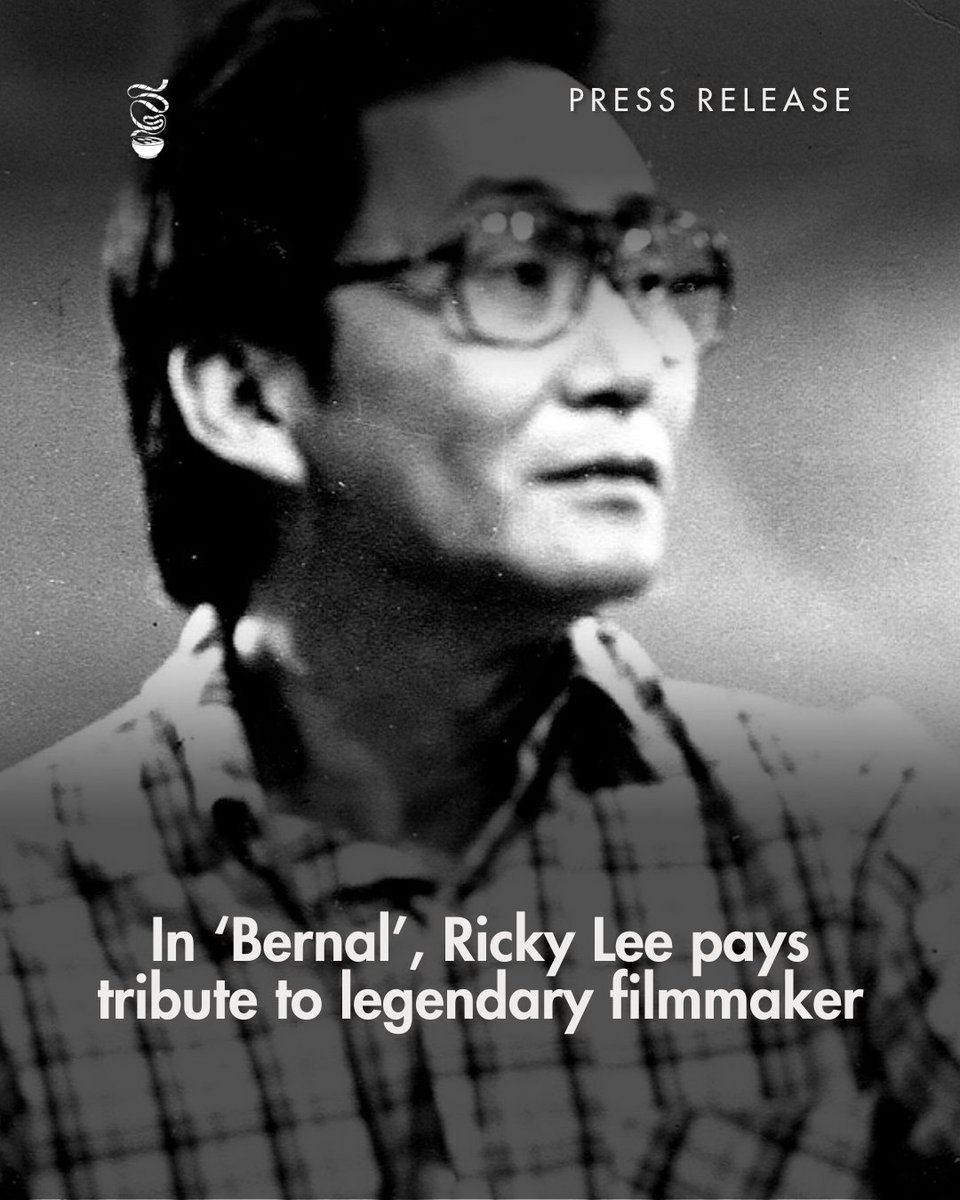 sinegangdotph's tweet photo. A tribute to Ishmael Bernal and the Second Golden Age of Philippine Cinema in a new feature film written by National Artist Ricky Lee. The upcoming film Bernal pays tribute to one of Philippine cinema's greatest filmmakers, featuring an ensemble cast led by Jericho Rosales, Judy Ann Santos, Iza Calzado, and many more.

Read the press release: https://t.co/221P6F1Wdr