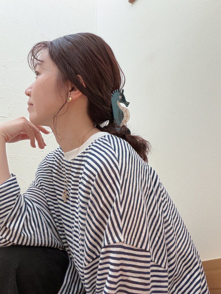 ballkoss's tweet photo. タツノオトシゴのヘアクリップを作ってみました😎 https://t.co/wtGhh4CkVi