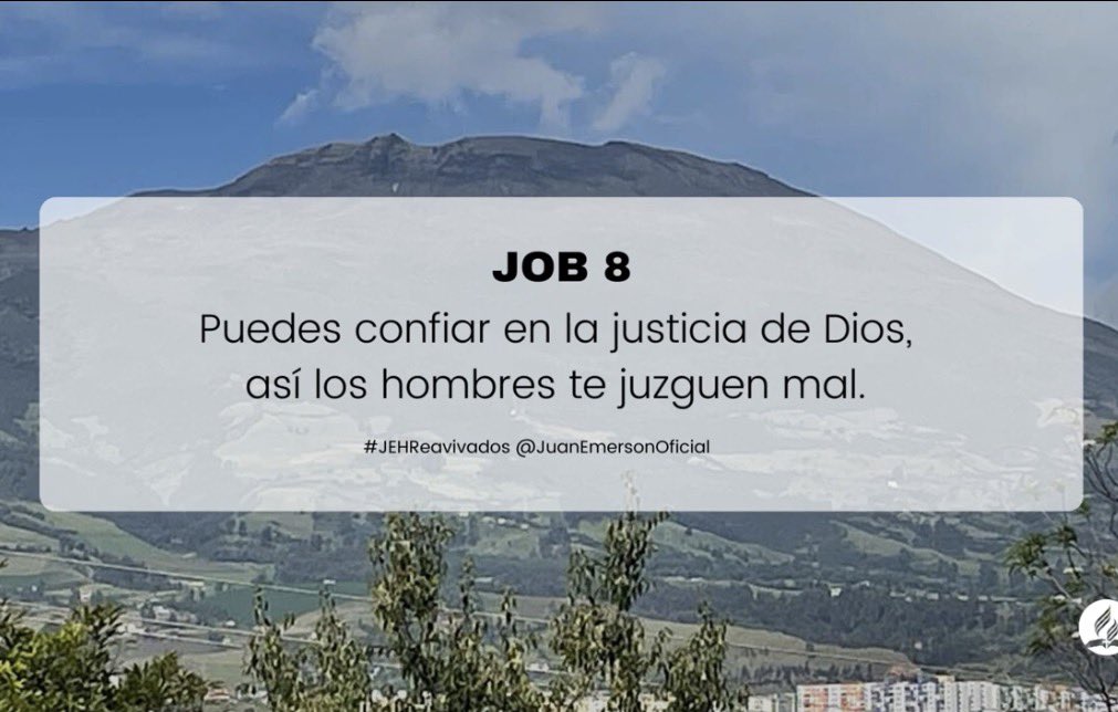JuanEmersonHer1's tweet photo. #Job8 - DIOS NO PERVIERTE LA JUSTICIA - Bildad habla de la justicia de Dios la aplica mal y juzga mal a Job. Cuídate de usar conceptos correctos para hacer juicios incorrectos.
Si deseas escuchar la explicación ver:
https://t.co/ReLFSkAYke
#RPSP #capitulodiario https://t.co/AtgT4pj7ay