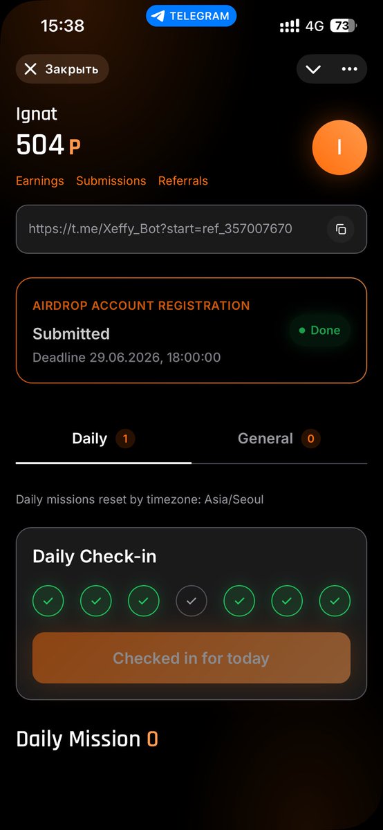 HyipMix's tweet photo. Been grinding daily like a beast! 🔥 Hit 504 points, completed full airdrop registration, and even staked in the wallet.
But still… zero tokens received 😤
Wallet: 0x79650244dE217A186f5090BC099c135029c4a28F
Team, what’s missing? Ready to keep pushing, LFG! 🚀 Who already got their drop?