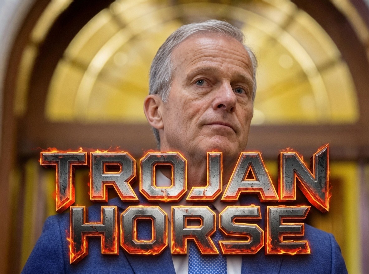 Michael35850367's tweet photo. @POTUS 
whoever is scanning the President's twitter accounts must SEE and HEAR this, and pass it on to him:

@LeaderJohnThune IS a Democrat, he is the worst of the worst when it comes to being a RINO

He is the proverbially wolf in sheepskin, preying on the flock

OUST HIM https://t.co/Jl00adUJA7