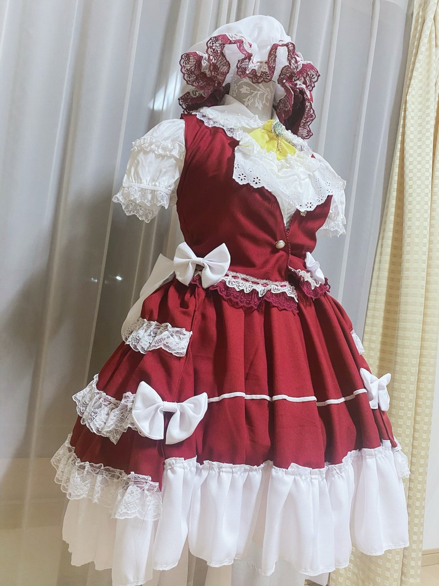 okaemina_cos's tweet photo. 製作したフランちゃんのアレンジ衣装🎀🪡

#7月4日はフランの日 https://t.co/dY4WUnHx0q