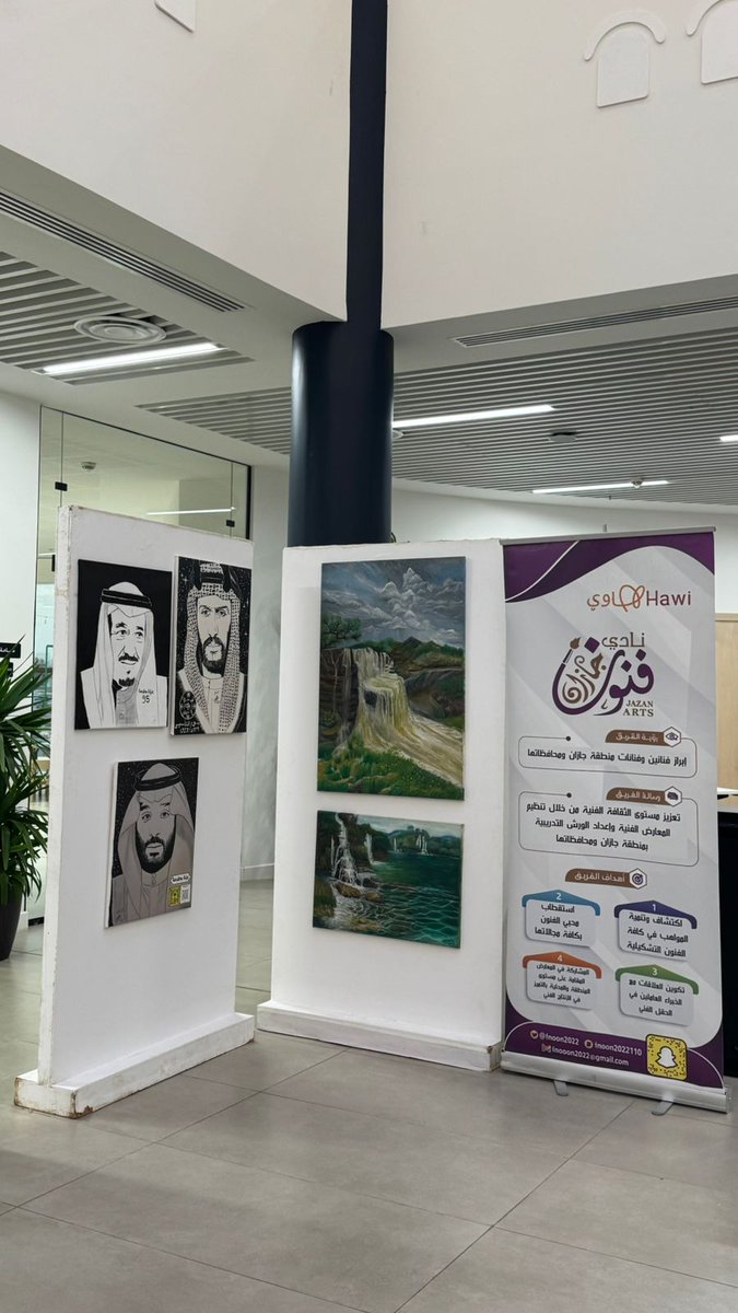 fnoon2022's tweet photo. الفن يترك أثراً.. ويدوم أثره 🌟🎨

جانب من مشاركة #نادي_فنون_جازان بمعرض تشكيلي مميز في مبادرة #جازان_تصنع_الأثر ببيت الثقافة، بتنظيم جمعية آفاق الشبابية وتعاون مركز التنمية الاجتماعية بـ #جازان، وبحضور نخبة من مبدعي ومبدعات المنطقة الشغوفين بالفن 🖌️✨. https://t.co/hUrJ383EcG