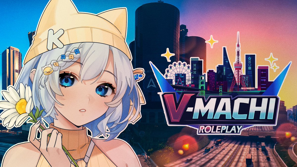 eikoyukashi's tweet photo. Resmi jadi warga baru di #VMachiRP #VMachiRoleplay (￣^￣ )ゞ

Stream will be starting at 19:00 WIB/GMT+7
Waiting Room : https://t.co/4wLwUjUjPj https://t.co/ZfNuu4HwbE