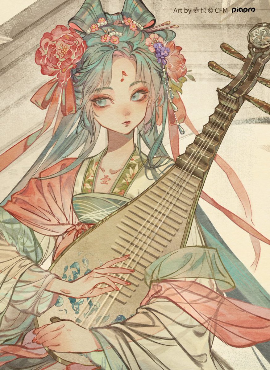 tsubonari_8's tweet photo. 【お仕事】この度 初音ミク 中国向けグッズ企画  「水墨丹青」シリーズのデザインとイラストを担当させていただきました🪷 https://t.co/iPks82s3t1