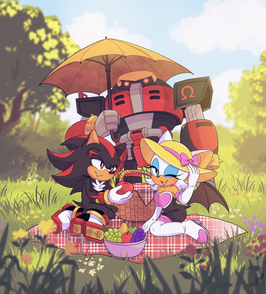MilordYobah's tweet photo. Summer picnic ☀️
#shadouge #ShadowTheHedgehog #RougeTheBat #OmegaE123 #TeamDark https://t.co/bdbyF4lr5t