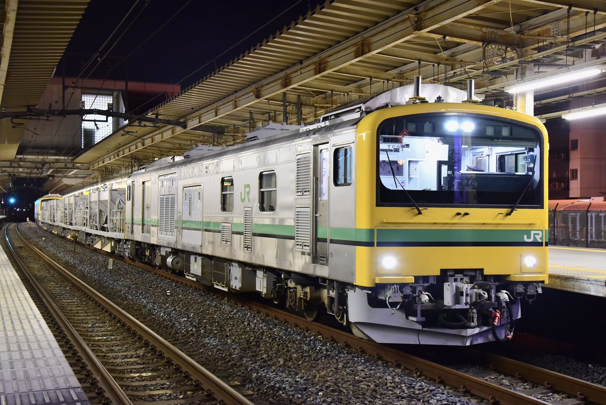 JJ45afc's tweet photo. 2026.06.29-30
工9946D>工9893D 吉川美南砕石工臨
GV-E197系TS01編成

営業時間中に到着するということで参戦
01充当ハイビ入線に感謝 https://t.co/eBfcWOliro