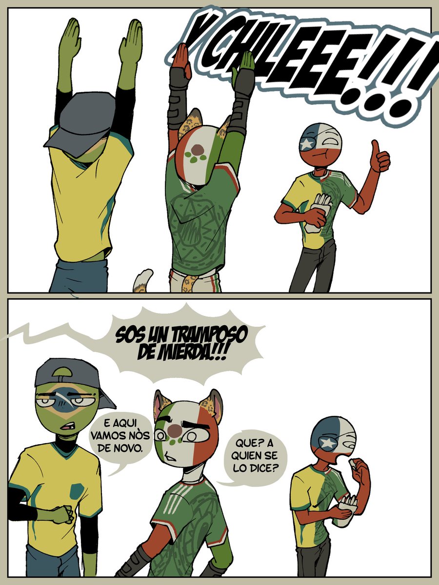 torakasshu's tweet photo. Yyy ya comenzamos... 1/3... (Sub drama del #mundialdefútbol2026) #countryhumans https://t.co/Ldo6NbrXk6