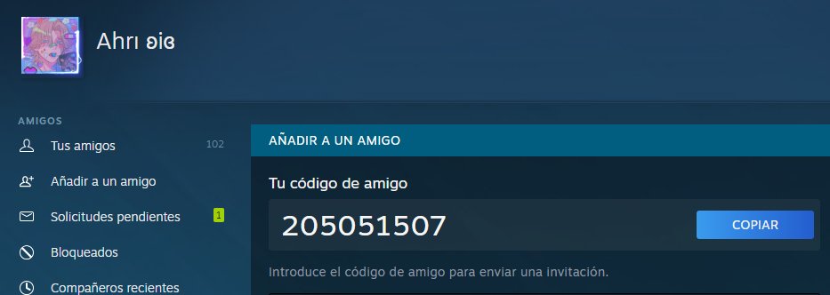MadAhriel's tweet photo. Me copio de ekare y dejo aquí mi código de amigo por si alguien quiere https://t.co/3KsGdVWDNf